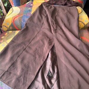 Chocolate Brown Chic Skirt